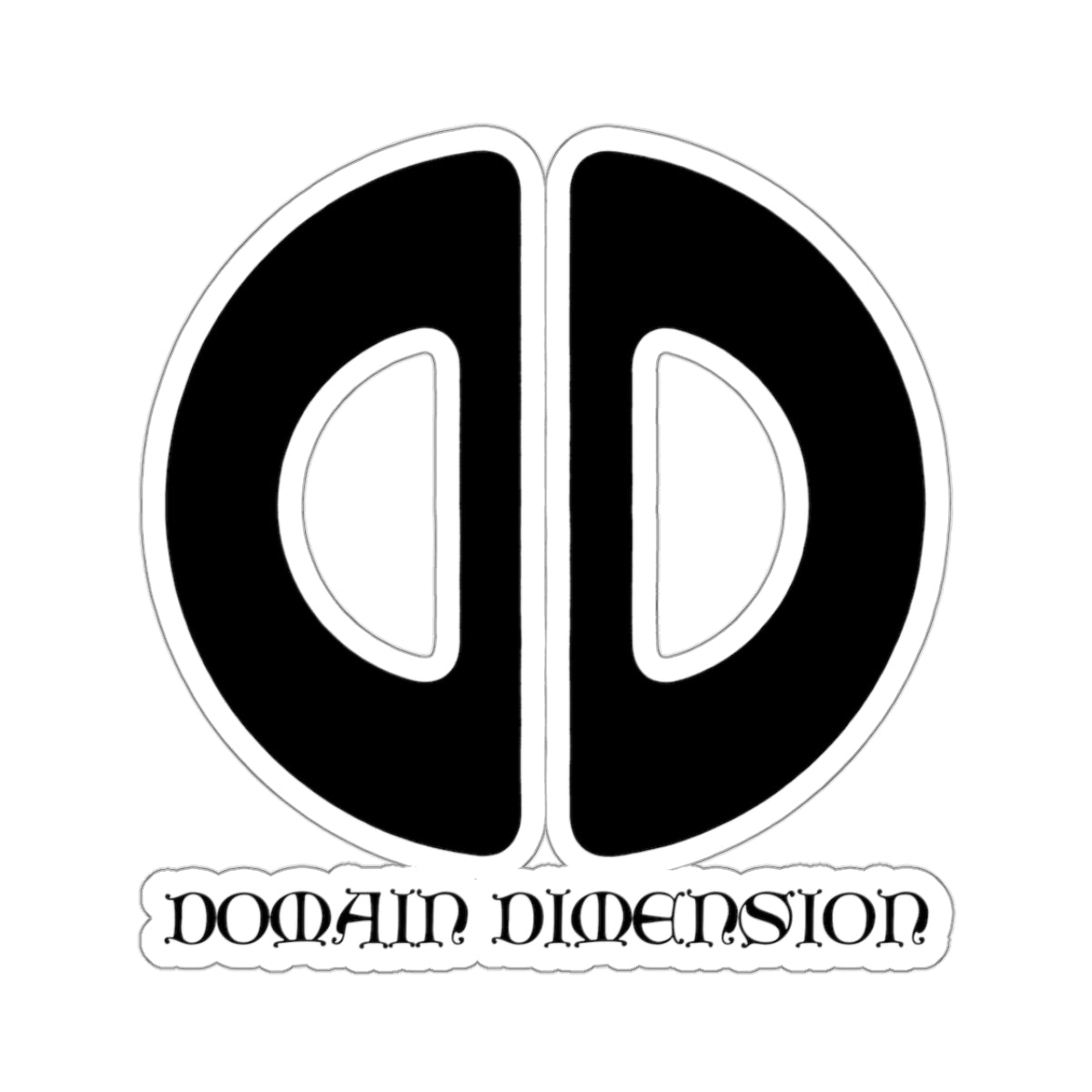 Dimension Domain Sticker