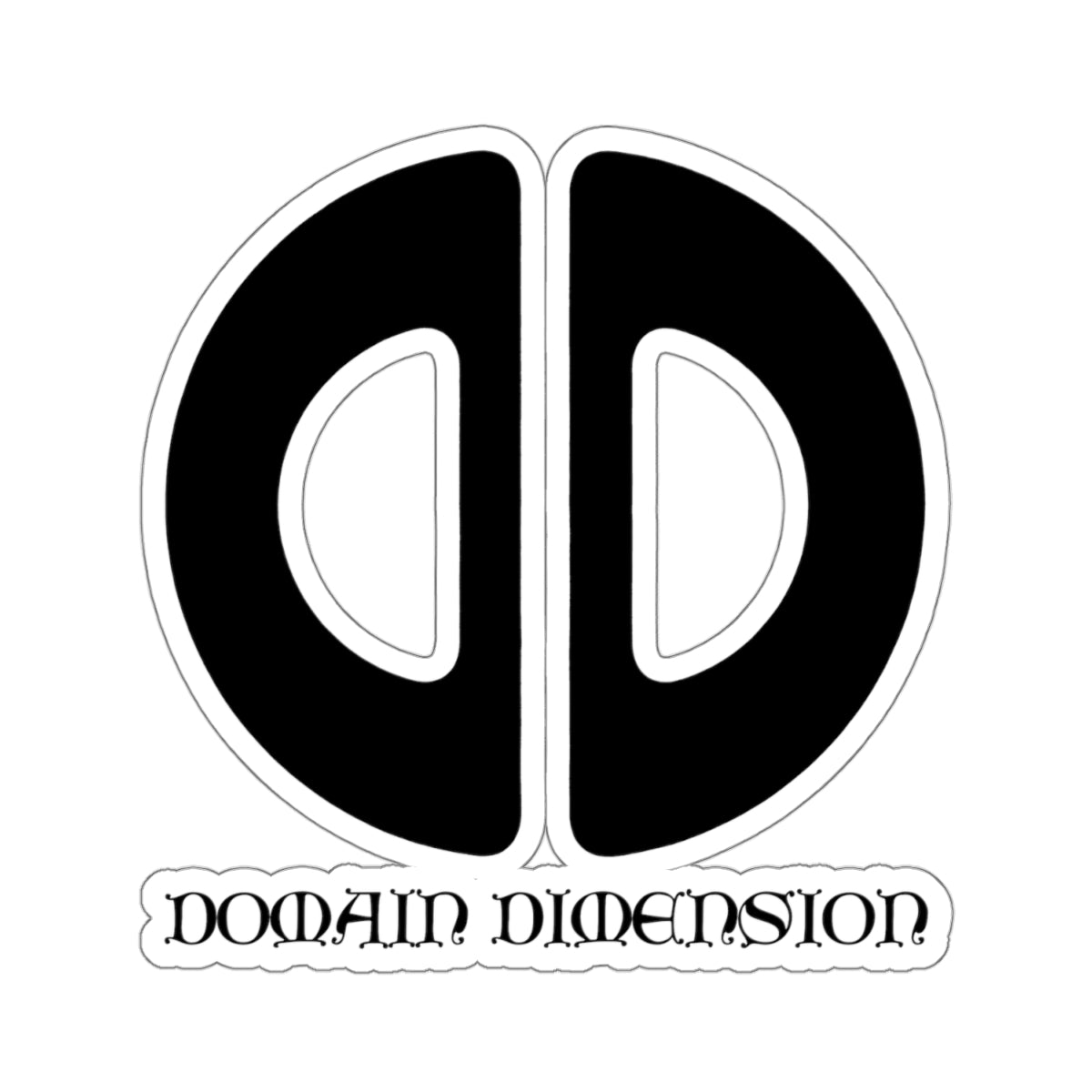 Dimension Domain Sticker