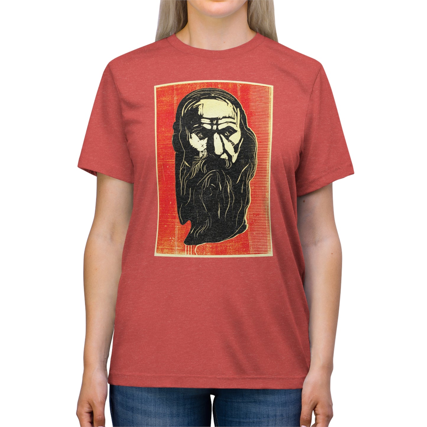 Head of an Old Man with Beard *Triblend*
