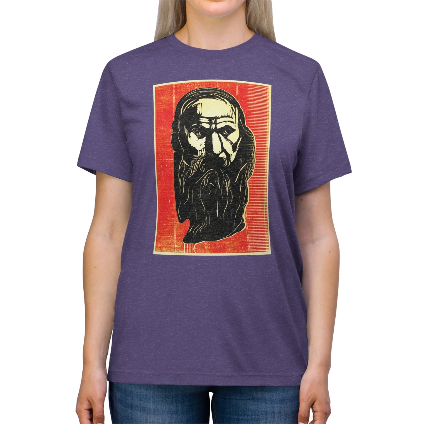 Head of an Old Man with Beard *Triblend*