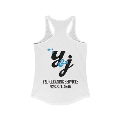 Y and J Cleaning Services (Women's Racerback)