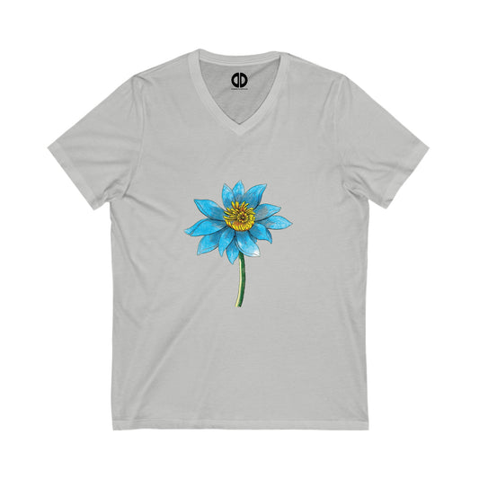 Blue Lotus V-Neck