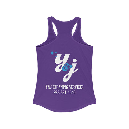 Y and J Cleaning Services (Women's Racerback)