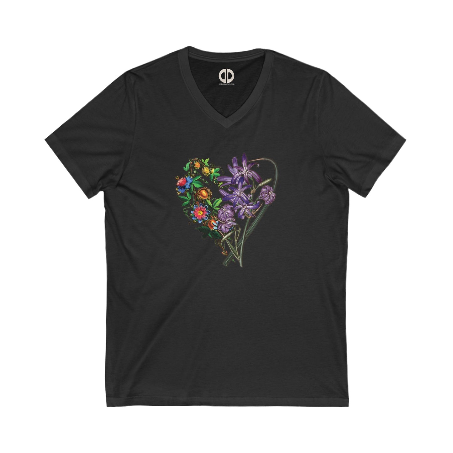 Mountain Lilly & Marie-Goujat; Heart V-Neck