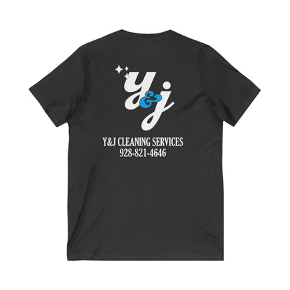 Y and J Party Cleaning Services V-Neck