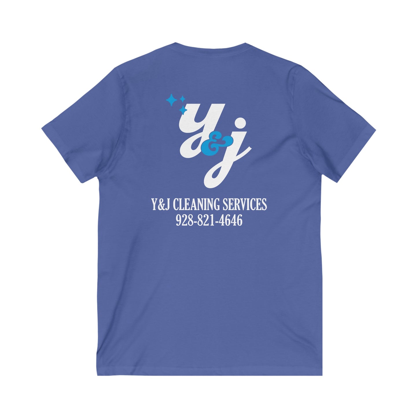 Y and J Party Cleaning Services V-Neck