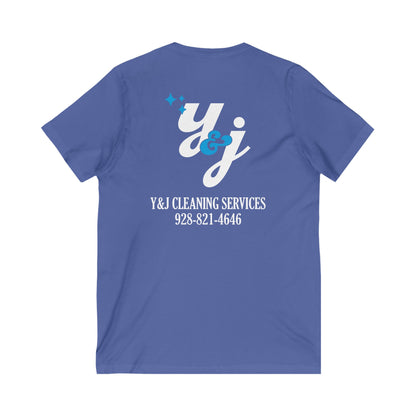 Y and J Party Cleaning Services V-Neck