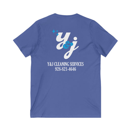 Y and J Party Cleaning Services V-Neck