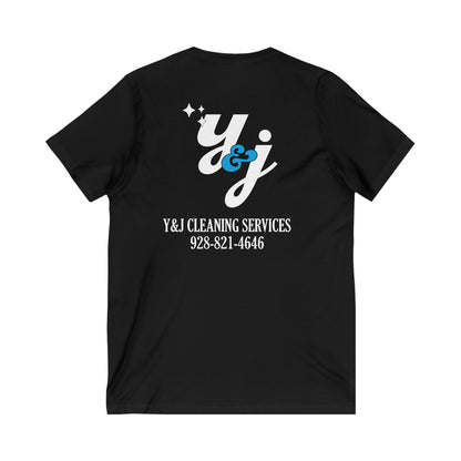 Y and J Party Cleaning Services V-Neck