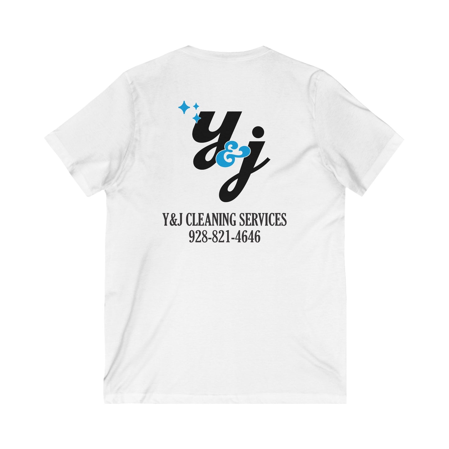 Y and J Party Cleaning Services V-Neck