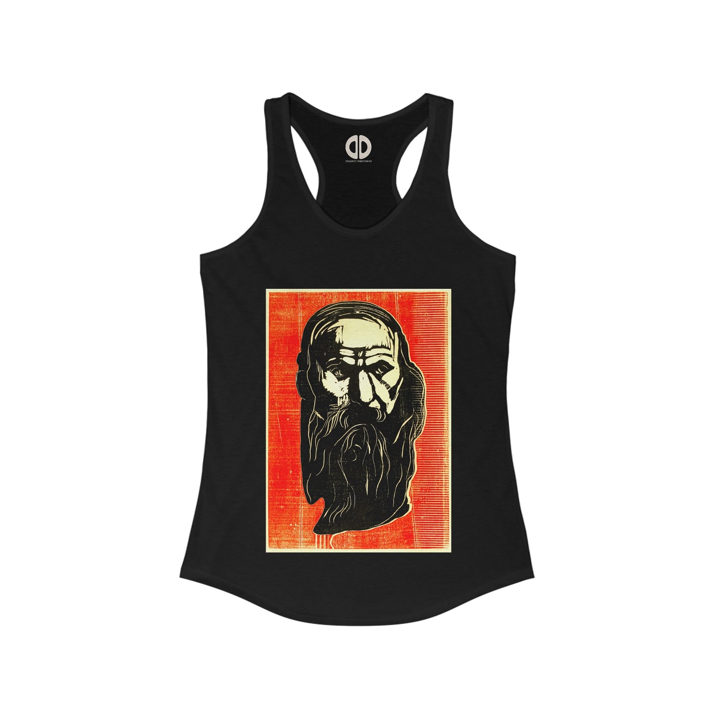 Head of an Old Man with Beard Tank (Women's Racerback)