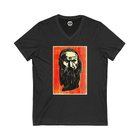 Head of an Old Man with Beard V-Neck