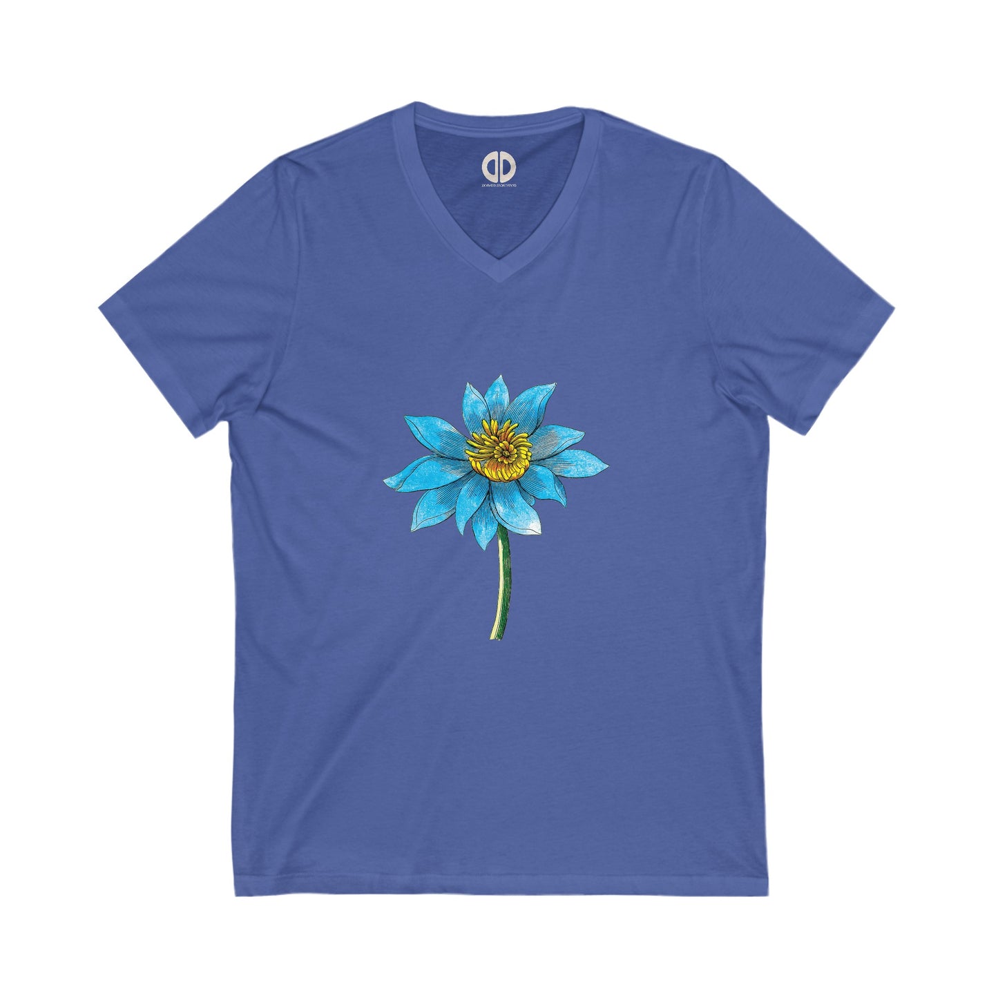 Blue Lotus V-Neck