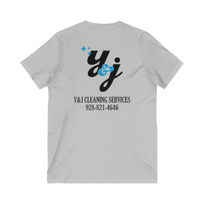 Y and J Party Cleaning Services V-Neck